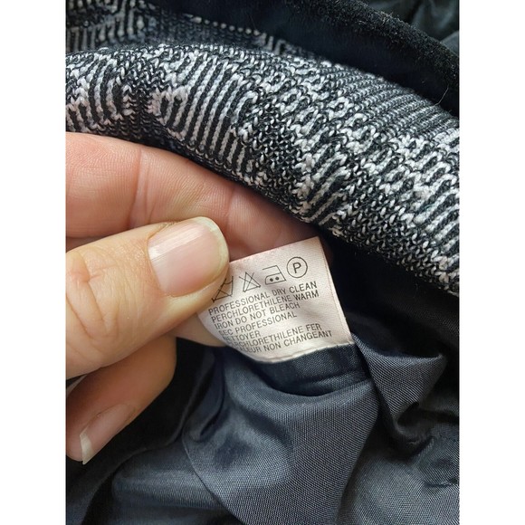 Vintage La Daphne Italian Sweater. Italy Size 36. Black Zebra Velour Velvet Gold - Picture 8 of 16